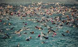 Triathlon Langdistanz, Ironman Distanz Schwimmpläne