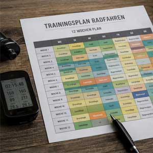 Radfahren Wochenplan
