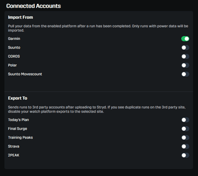 stryde accounts