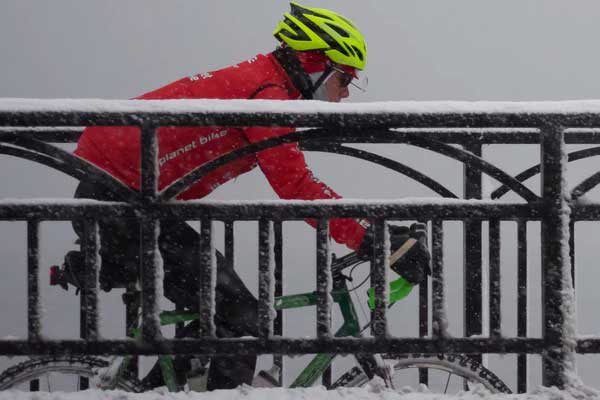 radfahren winter
