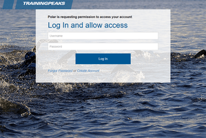 1. Schritt Polar Flow verbinden