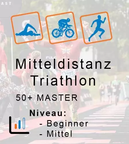 Mitteldistanz Triathlon Vorbereitung für Master Athleten