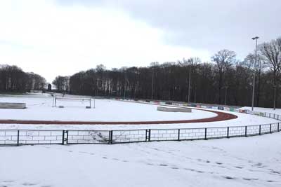track stadium running winter