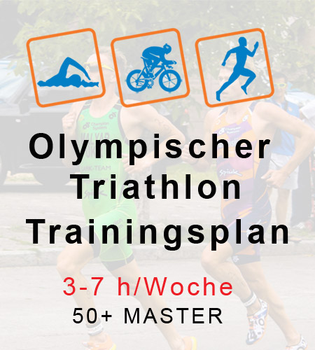Trainingsplan Olympische Distanz  3-7h Master